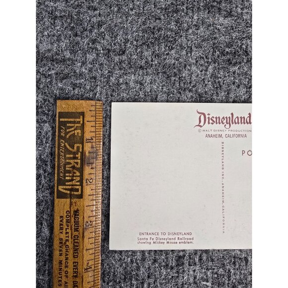 Postcard Disney Disneyland CA California Entrance Train Theme Park Travel - Picture 4 of 4